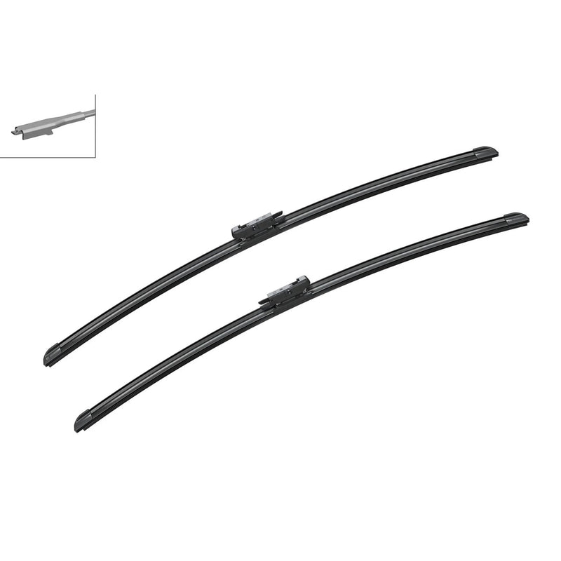 Bosch 2 x Front Aerotwin Wiper Blades fits Seat Leon 2005-2012