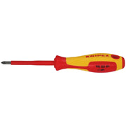 KNIPEX 98 25 01 VDE Insulated Pozidriv® Screwdriver, PZ1 x 80mm - 98 25 01 - image 1