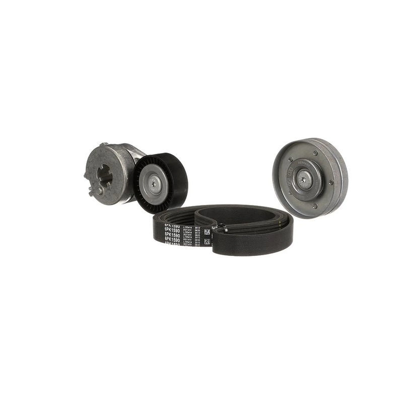 Gates V-Ribbed Belt Set fits Audi A4 Allroad B8 2009-2016 2.0