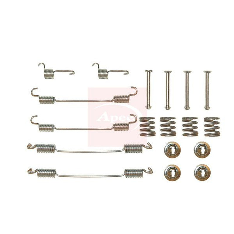 Apec Brake Shoe Accessory Kit Rear fits Dacia Duster 2010-2019 1.2 1.3 1.5 1.6