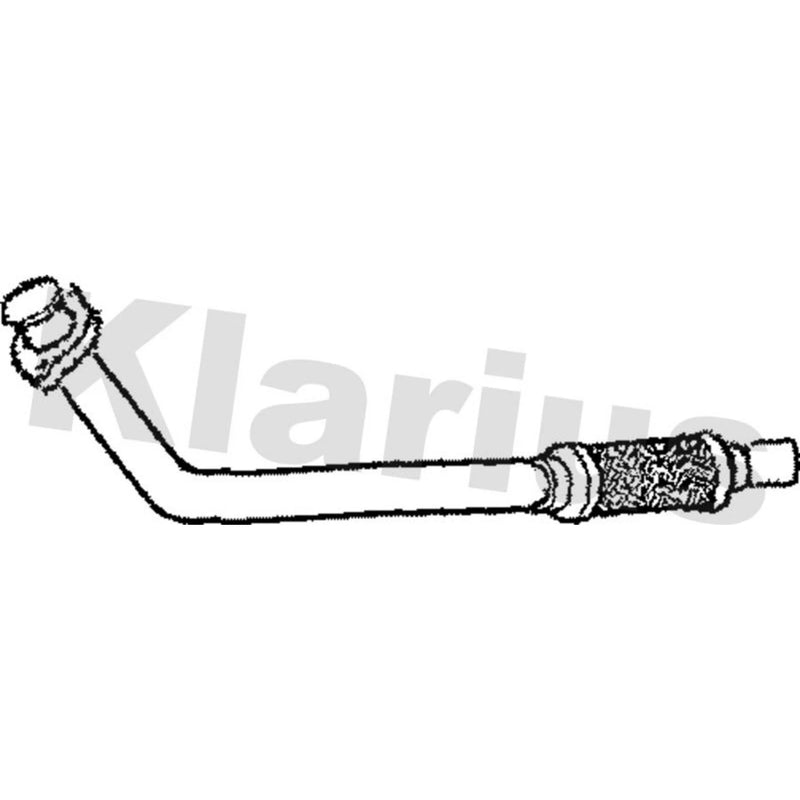 Klarius Exhaust Pipe OD fits Mercedes-Benz T1 1988-1996 2.3 2.9