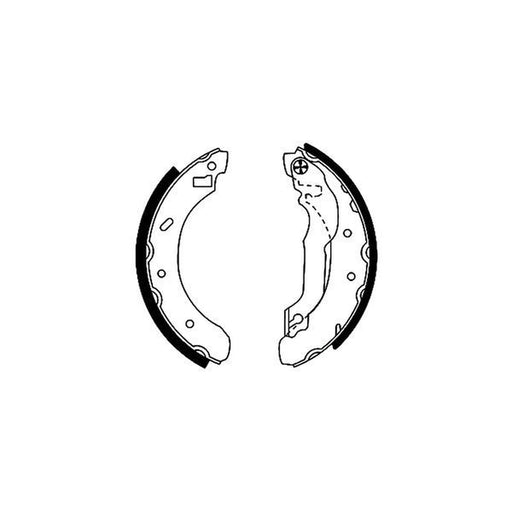 Mintex Brake Shoe Set Axle Kit fits Ford Escort V Express 1990-1994 1.3 1.4 1.8