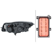 Hella Headlight Headlamp H7/H1 Right fits Opel Insignia A 2008-2017