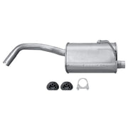 Hella End Silencer Rear fits Fiat 500 2007 on 1.3