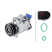 Hella Air Conditioning Compressor fits Audi A4 B6 2000-2005 1.6 1.8 1.9 2.0