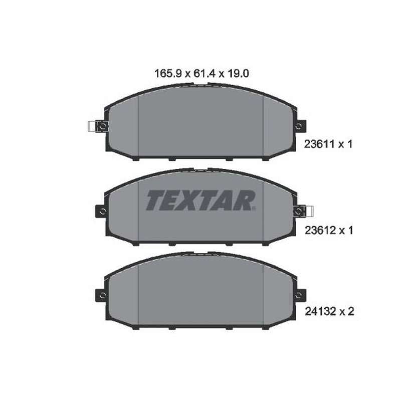 Textar Front Brake Pad Set 2361101