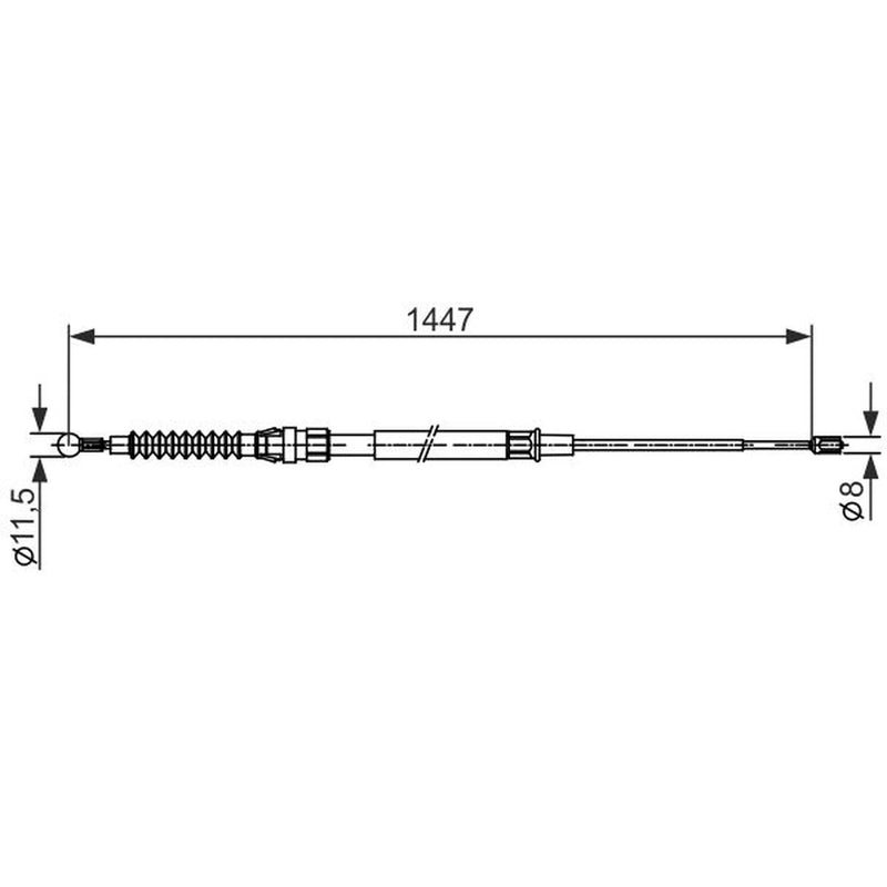 Bosch Handbrake Cable