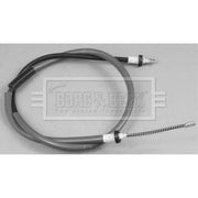 Borg & Beck Handbrake Cable Left Rear BKB2884