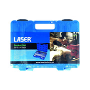 Laser Socket Set 3/8"D 34pc 3496 Laser - Dynamic Drive