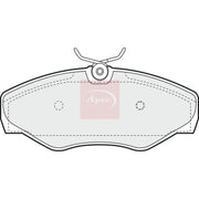 Apec Front Brake Pad Set PAD1202
