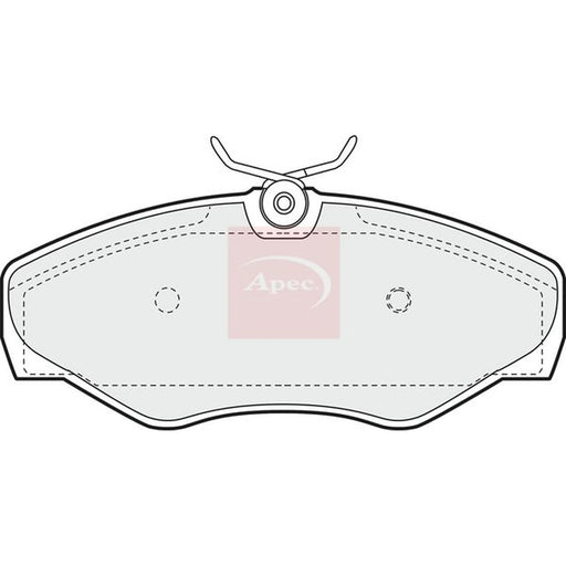 Apec Front Brake Pad Set PAD1202