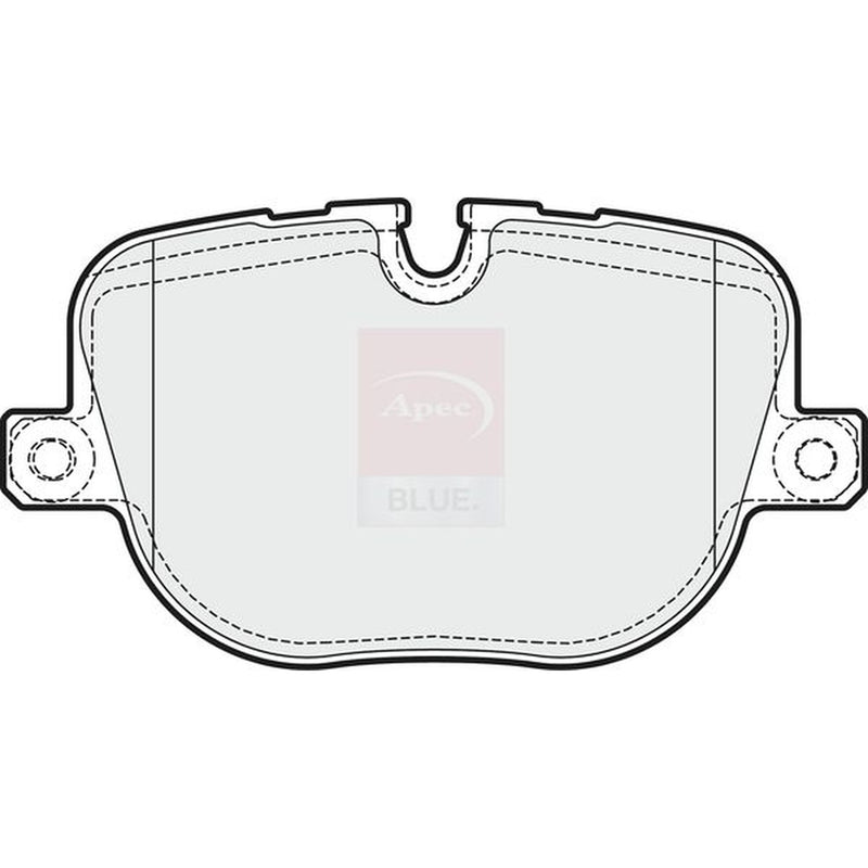 Apec Rear Brake Pad Set fits Land Rover Range Rover 2009-2012 4.4 5.0