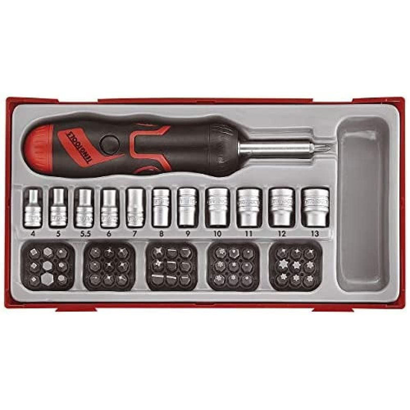 Teng Tools Angled Ratcheting Bits Driver Set TT1 64 Pieces Teng Tools - Dynamic Drive