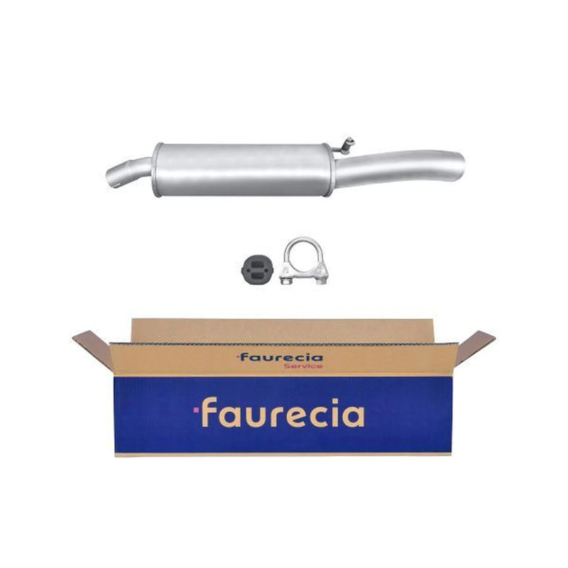 Hella End Silencer Rear fits Opel Corsa A 1988-1992 1.6