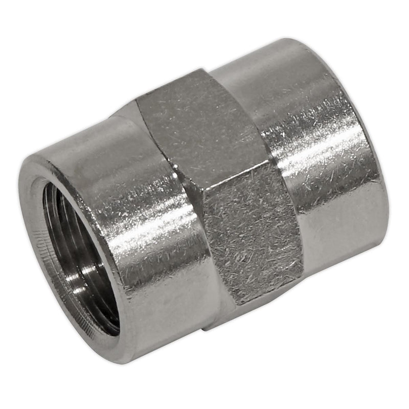 Sealey Double Female Union 1/4"BSP to 1/4"BSP SA1/1414FF Sealey - Dynamic Drive