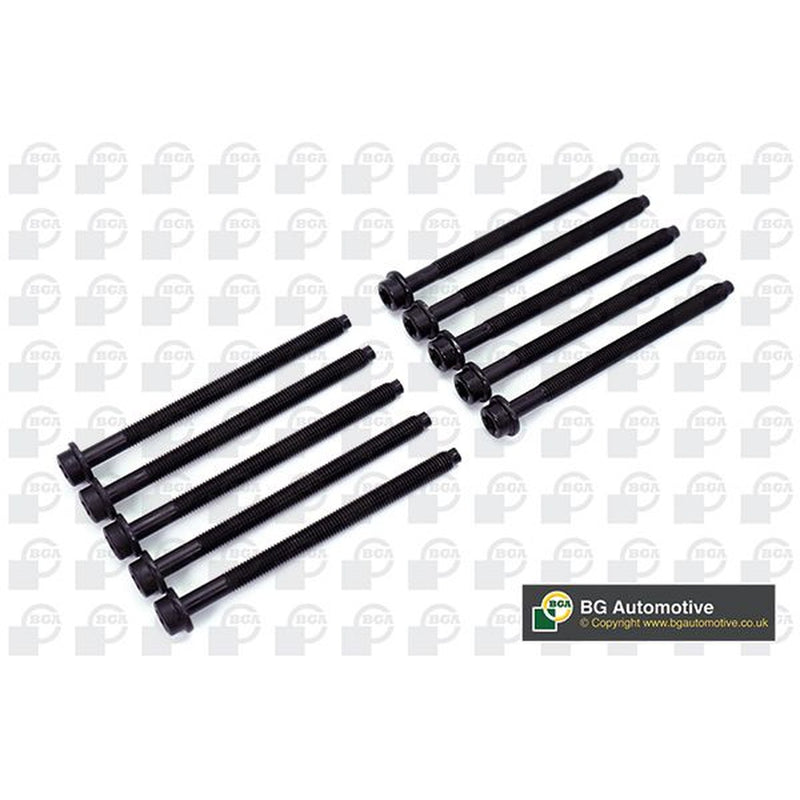 BGA Cylinder Head Bolt Set with Cylinder Head Gasket Kit fits Ford Fiesta VI