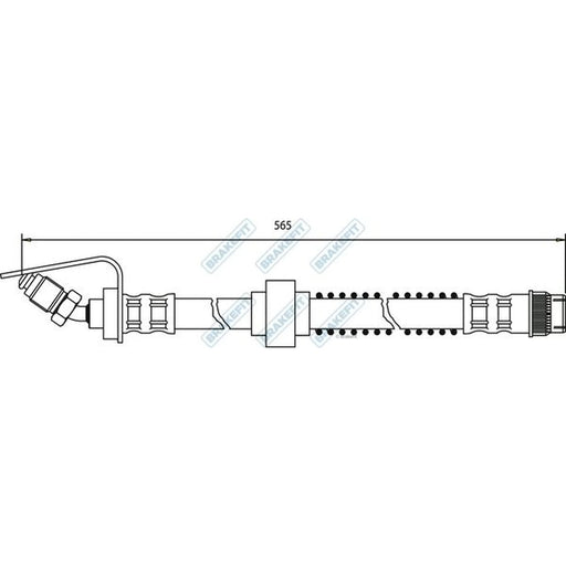 Apec Brake Hydraulic Hose Line inner BHO4096