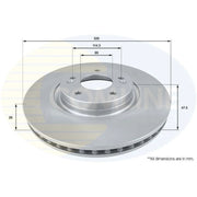 Comline Front & Rear Brake Discs & Pads fits Hyundai Tucson 2015-2020 1.6 2.0