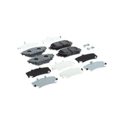 Bosch Front & Rear Pads fits Lexus Ux 2020 on
