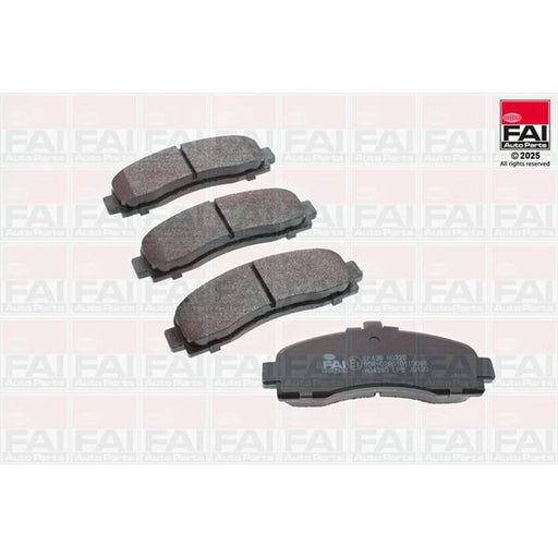 FAI Front Brake Pad Set fits Nissan Micra II 1992-2003 1.0 1.3 1.4