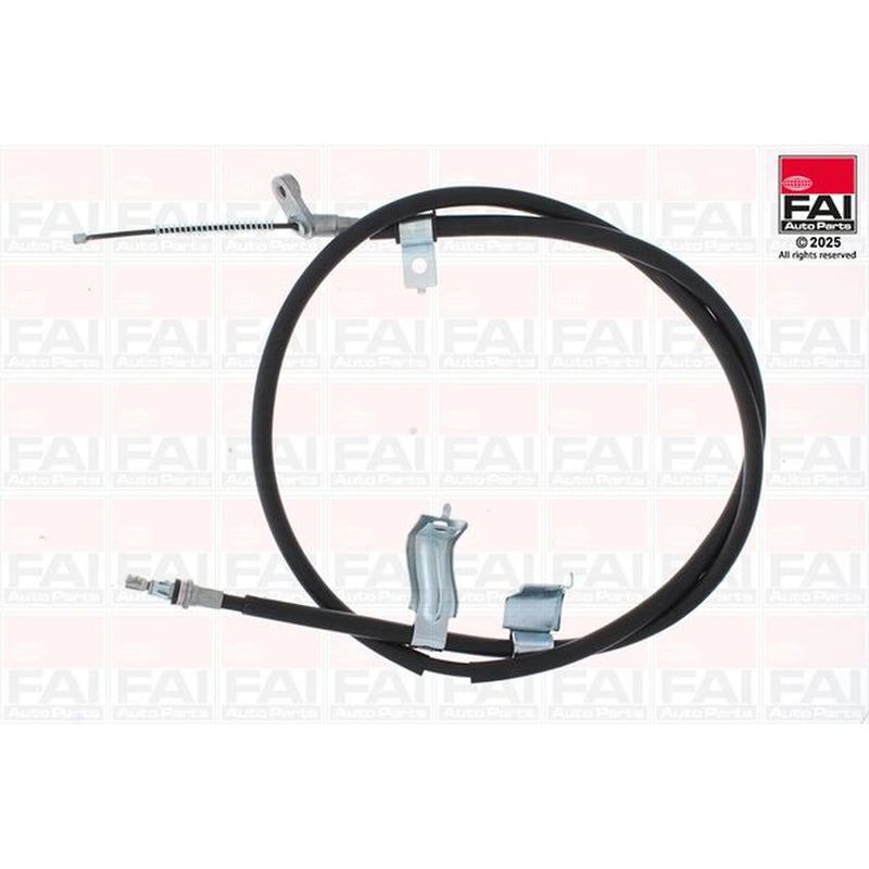 FAI Handbrake Cable Left Rear fits Nissan Qashqai +2 2007-2014 1.5 1.6 2.0