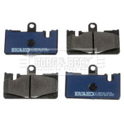 Borg & Beck Rear Brake Vented Discs & Pads fits Lexus Ls 2000-2006