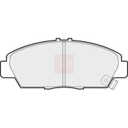 Apec Front Brake Pad Set fits Honda Accord 1993-1998 1.8 2.0