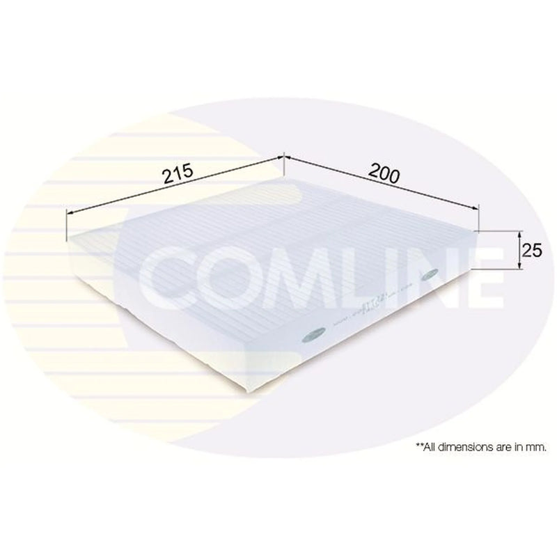 Comline Cabin Air Filter (Pollen Filter) fits Ford Transit 2006-2014