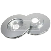 Borg & Beck Front Brake Vented Discs & Pads fits MG Zs 2003-2005 1.6 2.0