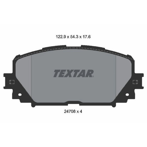 Textar Front Brake Pad Set 2470801