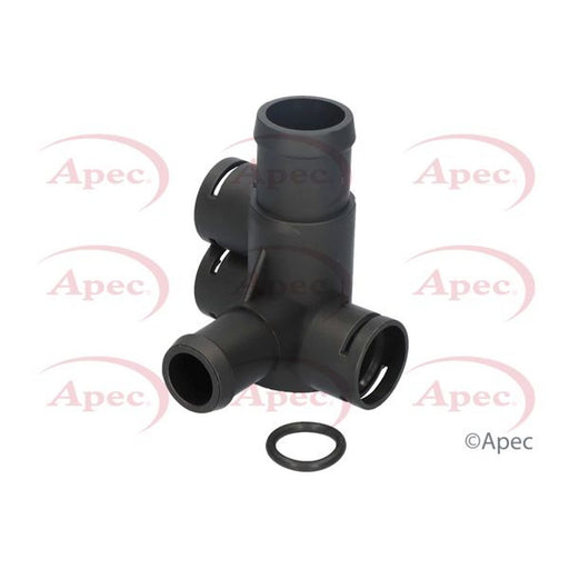 Apec Coolant Flange Housing Connector frontal sided fits Audi 100 C4 1990-1994