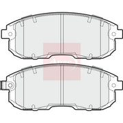 Apec Front Brake Pad Set fits Fiat Sedici 2006-2014 1.6 1.9 2.0