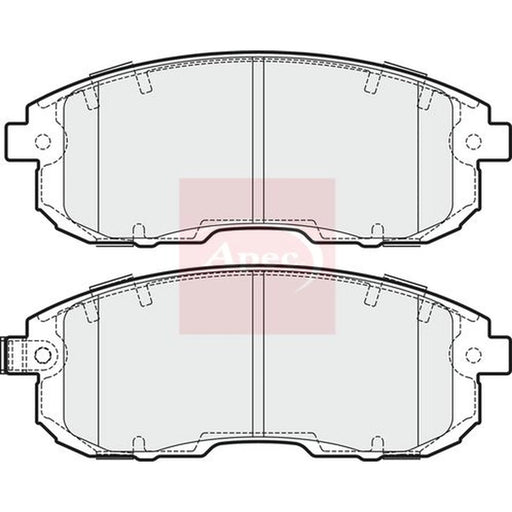 Apec Front Brake Pad Set PAD1756