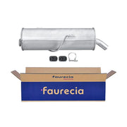 Hella End Silencer Rear fits Peugeot 206 1998-2012 1.1 1.4 1.6