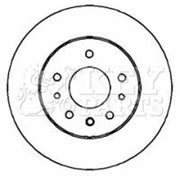 Key Parts 2 x Vented Front Brake Discs KBD4318-x2