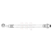 Apec Brake Hydraulic Hose Line outer HOS4478