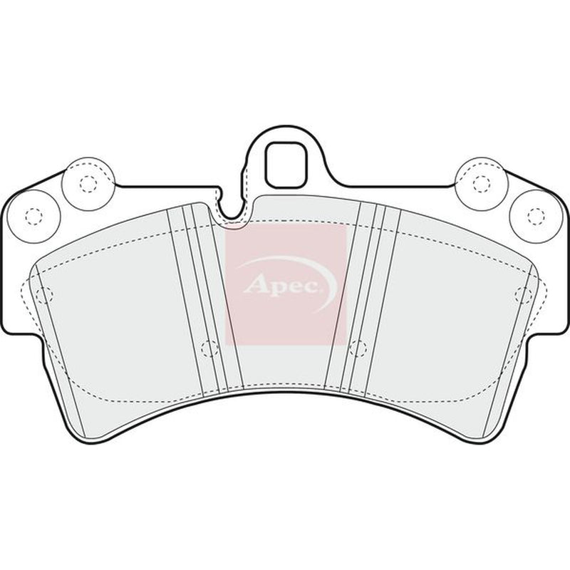 Apec Front & Rear Pads fits Audi Q7 2006-2015 4.2