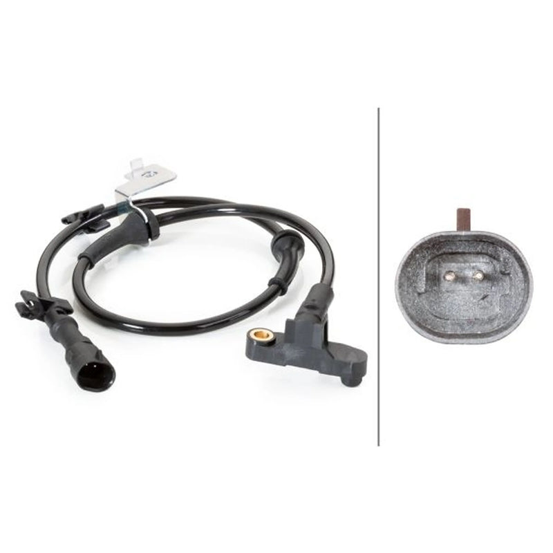 Hella ABS Wheel Speed Sensor Front fits Chrysler Neon II 1999-2006 1.6 1.8 2.0