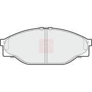 Apec Front Brake Pad Set fits Toyota Hiace III 1982-1989 2.0