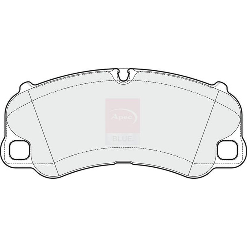 Apec Front & Rear Pads fits Porsche 918 Spyder 2013 on 4.6