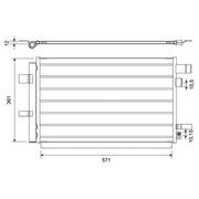 Valeo Air Conditioning Condenser 822687
