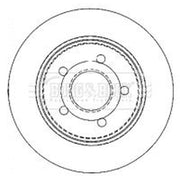 Borg & Beck 2 x Solid Rear Brake Discs BBD4476-x2