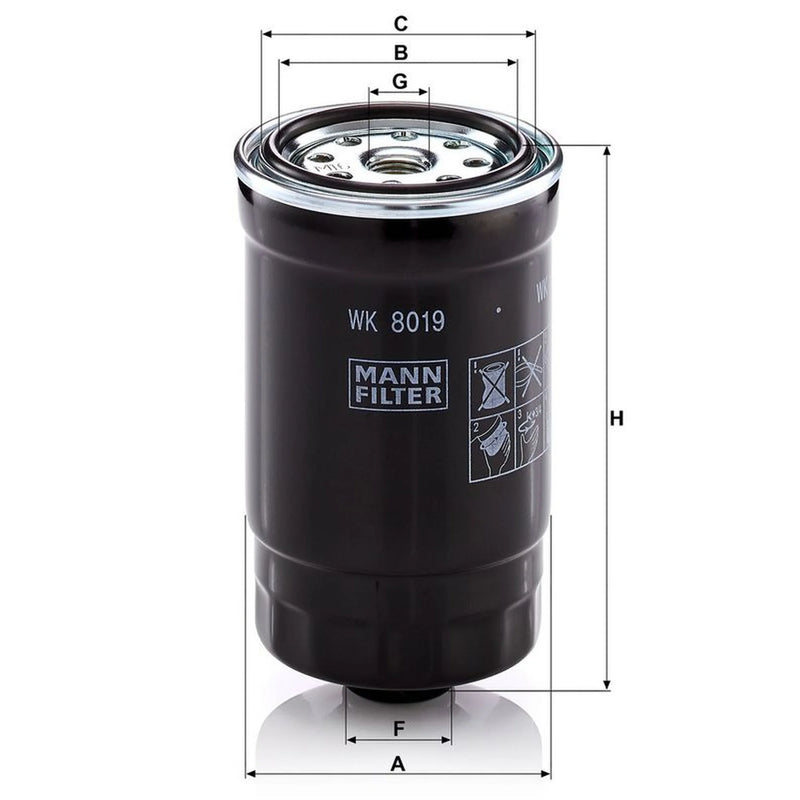 MANN-FILTER Fuel Filter Element