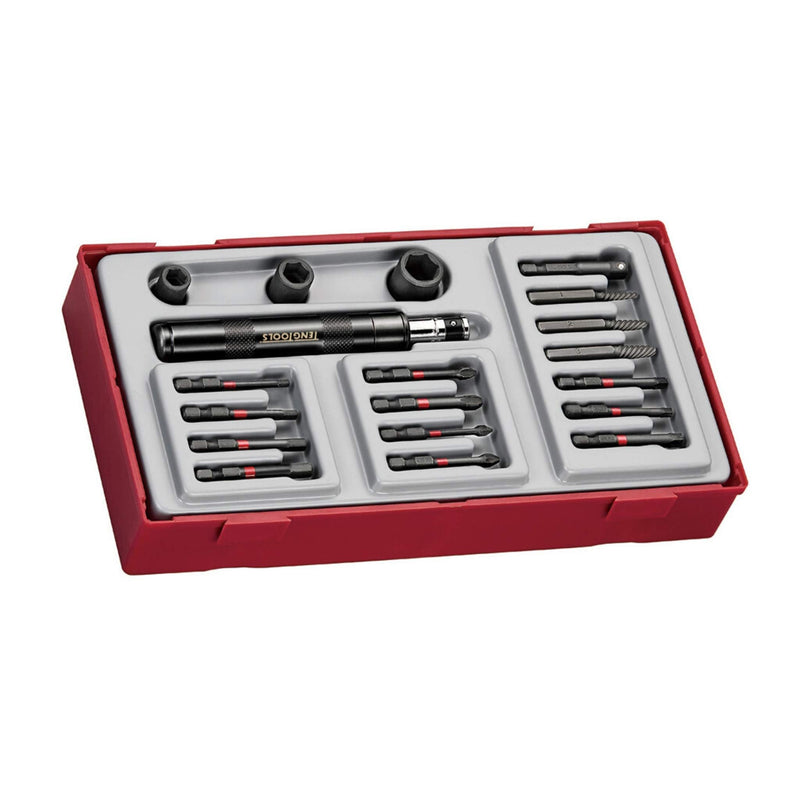 Teng Tools 1/4" Impact Driver Set TT1 19 Pieces Teng Tools - Dynamic Drive
