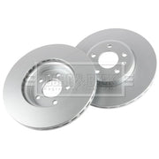 Borg & Beck Front Brake Vented Discs & Pads fits Audi A5 2010-2017