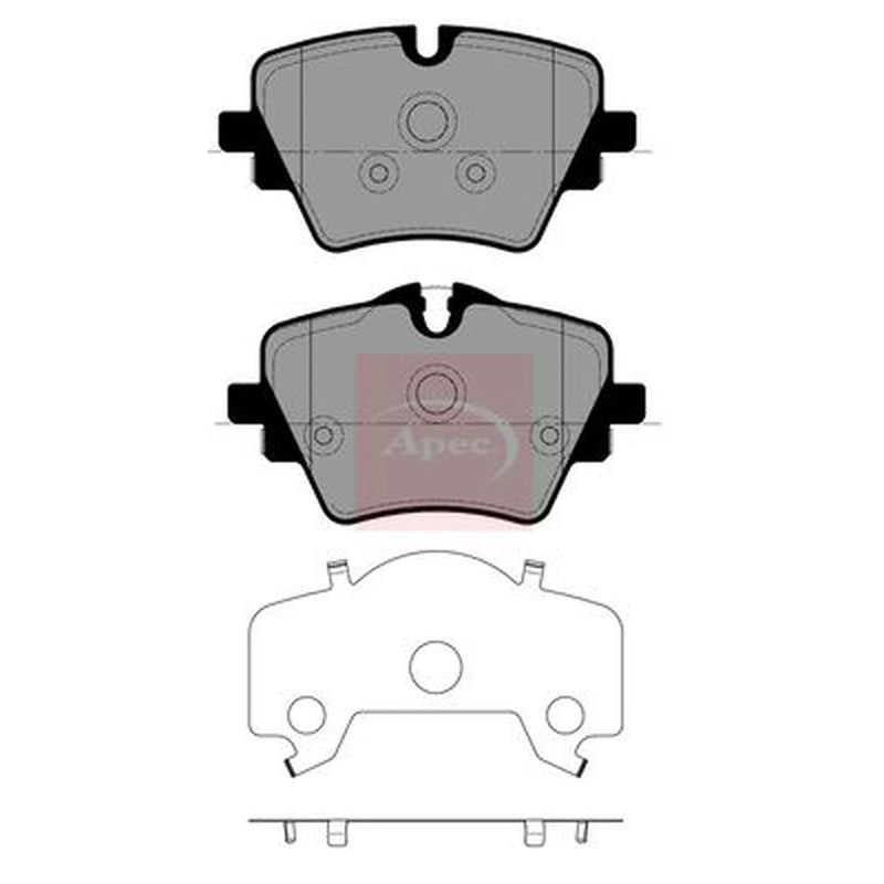 Apec Front Brake Pad Set PAD2651
