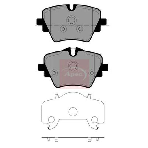 Apec Front Brake Pad Set PAD2651