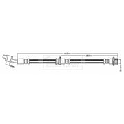 Borg & Beck Brake Hydraulic Hose Line Front Left BBH7140