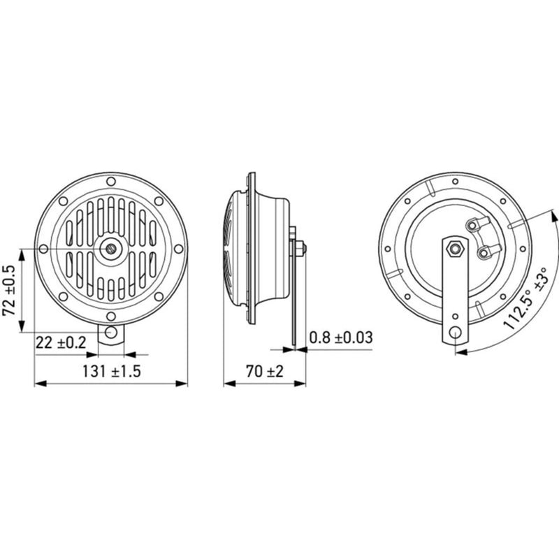Hella Car Horn Signal Unit
