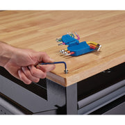 Draper Expert Metric Short Arm Ball End Hex Key Set, Colour Coded (9 Piece) Draper - Dynamic Drive